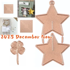 2025 new the Star Pendant Stamps 2025 New Metal Cutting Frame dies 2025 New Templates DIY Scrapbooking Paper Making Crafts Cuts