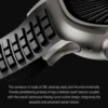 FKM Rubber Band for Apple Watch 46mm 45mm 44mm 42mm Sports Strap for Iwatch Ultra 2 1 49mm Series 10 9 8 7 Se 6 5 4 Bracelet