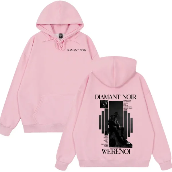 Hot Sale Hoody Rapper WeRenoi Diamant Noir Album Wear Men Women Hip Hop Fashion Clothing Male Cotton Clothes Vintage Streetwears