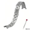 New stainless steel watchband for Cartier quick release watch strap with steel strap for men women PASHA series notch bracelet