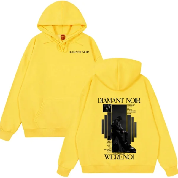 Hot Sale Hoody Rapper WeRenoi Diamant Noir Album Wear Men Women Hip Hop Fashion Clothing Male Cotton Clothes Vintage Streetwears