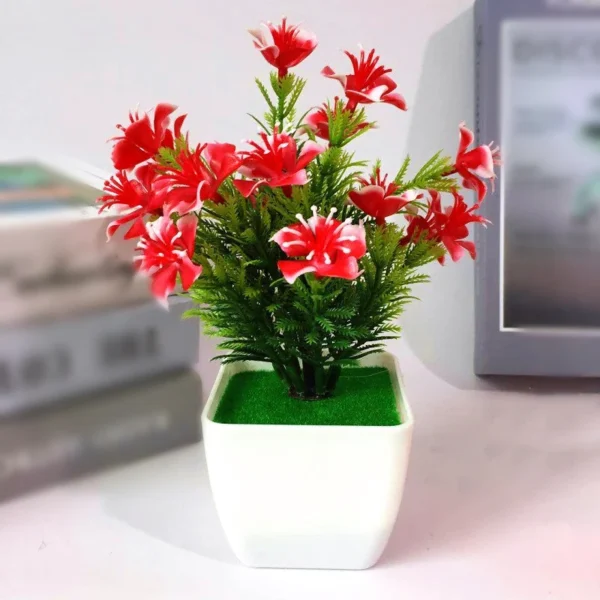2019 New Artificial Bonsai Lifelike Party Potted Wedding Craft Display Fake Garden Home Office Plant Decoration