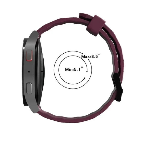 22mm 20mm Silicone Strap for Huawei Watch 5 6 46mm 42mm GT 5 4 3 Forerunner 265 255 245 Venu 3 Band Replacement Sport Bracelet