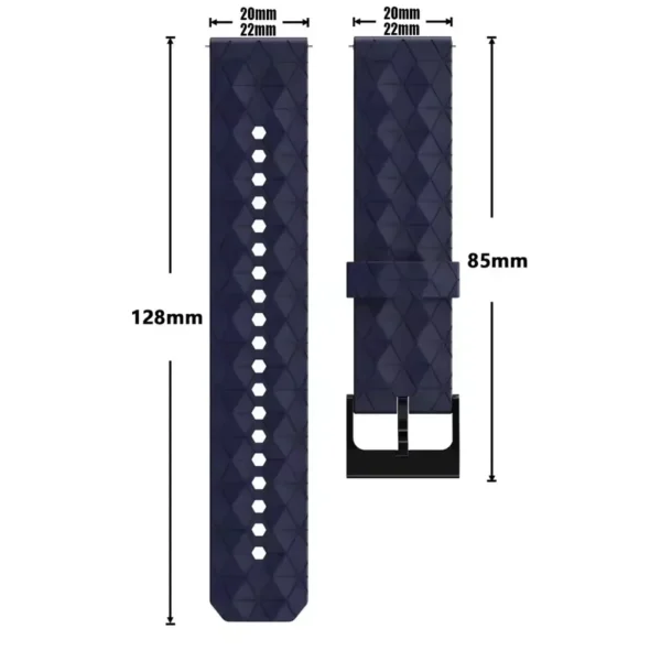 22mm 20mm Silicone Strap for Huawei Watch 5 6 46mm 42mm GT 5 4 3 Forerunner 265 255 245 Venu 3 Band Replacement Sport Bracelet